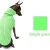 Italian Greyhound Clothes, Lightweight & Breathable Sun Protection Tank Tops for Italian Greyhound and Whippets Dogs (Green, Small)