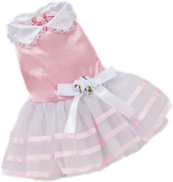 Small Dog Clothes for Girls Puppy Dresses Dog Clothe Tutu Dress for Girl Dog Puppy Clothes for Small Dog Outfits M