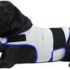 Dog Anxiety Vest, Comfort Dog Anxiety Relief Coat, Breathable Dog Calming Vest for Thunderstorm, Travel, Fireworks, Vet Visits（Dog Calming Vest Light Grey Blue S）