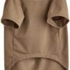 511_kDnYDBL._AC Cute Dog Clothes,Dog T Shirt for Medium Dogs.Dog Clothes for Small Dogs Girl Boy,Puppy.Breathable Soft Dog Costume for Pet Dogs Cats, Pet Pullover Jumper, Cat Clothes (L-(10~17lb), Chest~18", Khaki)