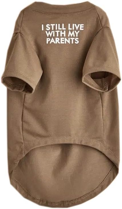 511_kDnYDBL._AC Cute Dog Clothes,Dog T Shirt for Medium Dogs.Dog Clothes for Small Dogs Girl Boy,Puppy.Breathable Soft Dog Costume for Pet Dogs Cats, Pet Pullover Jumper, Cat Clothes (L-(10~17lb), Chest~18", Khaki)