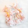 Dog Princess Dresses for Small Dogs Cat Lolita Lace Bow Clothes Candy Costume Pink Bear Pet Hoodies Girl Cute Coat Outfits Spring Costumes Summer (S,Candy Bear)
