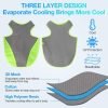 Dog Cooling Vest for Summer, Lightweight Jacket Dog Cooling Shirt, UV Protection Cooling Harness for Outdoor Activity with Breathable Mesh(Grey, X-Large)