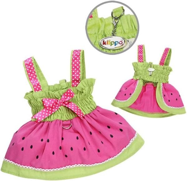 Juicy Watermelon Sundress/Picnic Dress for Small Dog/Puppy - L