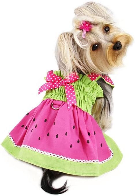 Juicy Watermelon Sundress/Picnic Dress for Small Dog/Puppy - L