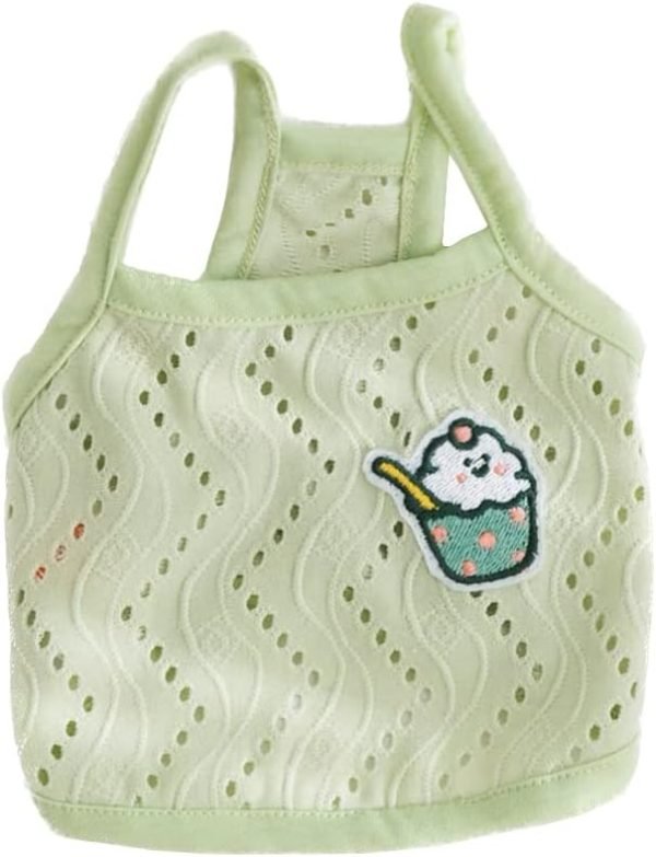 Dog Shirt Cat Shirt Pet Vest Dog T-Shirts Soft Breathable Dog Tank Top Sleeveless Vest Dog Tee Shirt for Small Dogs