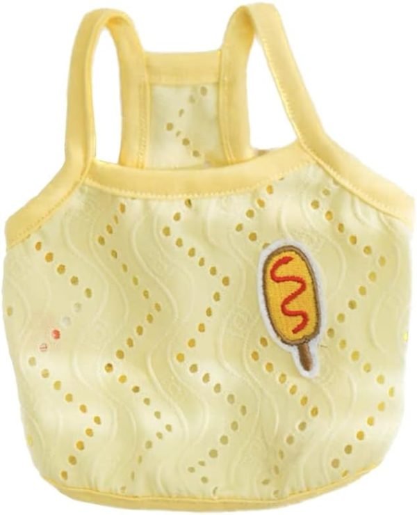 Dog Shirt Cat Shirt Pet Vest Dog T-Shirts Soft Breathable Dog Tank Top Sleeveless Vest Dog Tee Shirt for Small Dogs