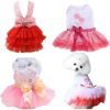 Dog Dresses Puppy Clothes for Small Dog Outfits Small Dog Cothes Female Yorkie Tutu Dress