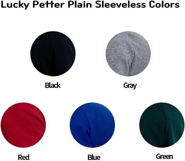 Dog Sleeveless Tank Top Cotton Shirts for Dogs Plain Sleeveless T-Shirts Soft Breathable Cool Dog Shirt pet Clothes (4X-Large, Red)