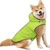 Pet Raincoat Pet Clothes Outdoor Waterproof Fabric Inner Breathable Mesh Safety Reflective Strip Puppy Clothes