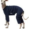 Basic Soft Dog Pajamas for Small Dog Onesie Doggie Jammies Dog Shirt Stretchable Dog Jumpsuit Bodysuit pjs (Small, Basic Mustard)