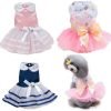 Dog Dresses Puppy Clothes for Small Dog Outfits Small Dog Cothes Female Yorkie Tutu Dress
