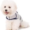 Dog Anxiety Vest, Comfort Dog Anxiety Relief Coat, Breathable Dog Calming Vest for Thunderstorm, Travel, Fireworks, Vet Visits (S,Light Grey)