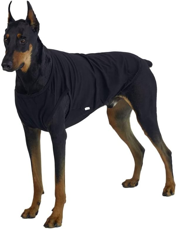 Dog Sleeveless Tank Top Cotton Shirts for Dogs Plain Sleeveless T-Shirts Soft Breathable Cool Dog Shirt pet Clothes (4X-Large, Red)