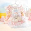 Dog Princess Dresses for Small Dogs Cat Lolita Lace Bow Clothes Candy Costume Pink Bear Pet Hoodies Girl Cute Coat Outfits Spring Costumes Summer (S,Candy Bear)