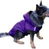Pet Raincoat Pet Clothes Outdoor Waterproof Fabric Inner Breathable Mesh Safety Reflective Strip Puppy Clothes