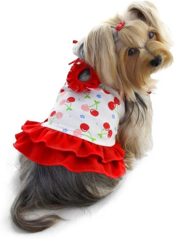 Juicy Watermelon Sundress/Picnic Dress for Small Dog/Puppy - L