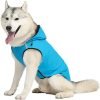 Pet Raincoat Pet Clothes Outdoor Waterproof Fabric Inner Breathable Mesh Safety Reflective Strip Puppy Clothes