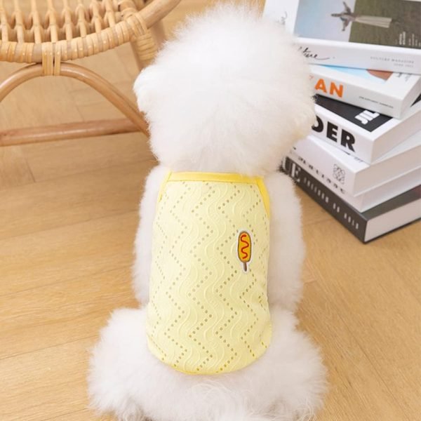Dog Shirt Cat Shirt Pet Vest Dog T-Shirts Soft Breathable Dog Tank Top Sleeveless Vest Dog Tee Shirt for Small Dogs