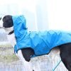 Pet Raincoat Pet Clothes Outdoor Waterproof Fabric Inner Breathable Mesh Safety Reflective Strip Puppy Clothes
