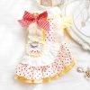 615CctpttqL._AC Dog Princess Dresses for Small Dogs Lolita Clothes Costume Pet Hoodies Girl Cute Coat Outfits Spring Costumes (S,Yellow)