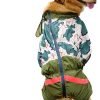 Pet Big Dog Raincoat Camouflage Print Jumpsuit Waterproof Breathable Clothes for Medium Large Dogs Rain Coat Cloak