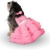Dog Dress with Lovely Bow Puppy Dress Pet Apparel Dog Clothes for Small and Large Dogs and Cats XL Multi Colored