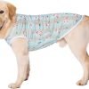 Pet Clothes,Dog Summer T-Shirt Cool Breathable Sunscreen Dog Vest Clothes Outfit Costume for Medium Large Dogs Camouflage 4XL