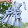 Fancy Puppy Dress Yorkie Dresses for Small Girl Dogs Harness Outfits Princess Costumes M