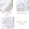 Dog Dress Dog Princess Dresses Outfit Puppy Dog Skirt Lace Shining Embroiderd Bowknot Pet Clothes Girl for Wedding Birthday Party Cat Apparel