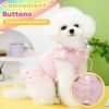 61P1RgneY5L._AC_SL1500 Small Dog Harness Dress Pink Cute Rainbow Tutu Dresses for Dogs Princess Summer Puppy Dog Dress for Small Dogs Girl Cat Dresses Clothes for Cats Only Shih Tzu Chihuahua Dog Clothes, Small