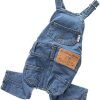 Pet Dog Denim Clothes Small Dogs Cowboy Overalls Classic Puppy Vintage Clothes Cat Apparel-XL