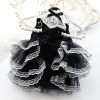 61Vtq2SQ1jL._AC Dog Wedding Dresses for Small Dogs Lolita Clothes Princess Cat Costume Lace Black Pet Girl Cute Coat Outfits Summer Costumes (M,Black)