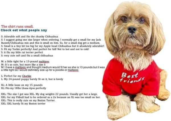 61axTsHBDdL._AC Cute Dog Clothes,Dog T Shirt for Medium Dogs.Dog Clothes for Small Dogs Girl Boy,Puppy.Breathable Soft Dog Costume for Pet Dogs Cats, Pet Pullover Jumper, Cat Clothes (L-(10~17lb), Chest~18", Khaki)