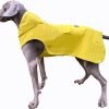 Not Stiffen Dog Raincoat Reflective, Adjustable, Easy Wear, from 2XSmall - 5XLarge Dogs, Soft Hand Feel Coating Raincoat for Outwear, Sports with Leash Hole (3XL)