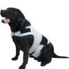 Dog Anxiety Vest, Comfort Dog Anxiety Relief Coat, Breathable Dog Calming Vest for Thunderstorm, Travel, Fireworks, Vet Visits (S,Light Grey)