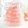Dog Wedding Dresses for Small Dogs Lolita Clothes Princess Skirt Cat Costume Lace Star Pet Girl Cute Coat Outfits Summer Costumes (S,Pink)