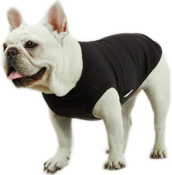 Dog Sleeveless Tank Top Cotton Shirts for Dogs Plain Sleeveless T-Shirts Soft Breathable Cool Dog Shirt pet Clothes (4X-Large, Red)