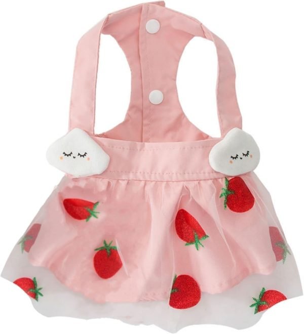 Dog Dresses Yellow Pineapple Small Puppy Dress Spring Summer Girls Lightweight Pet dresses