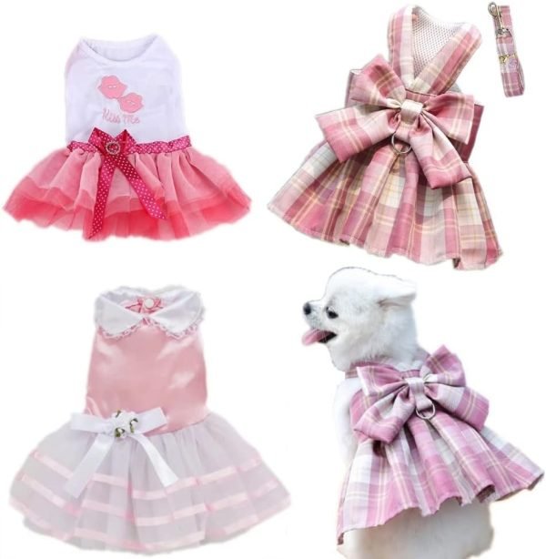 Dog Dresses Puppy Clothes for Small Dog Outfits Small Dog Cothes Female Yorkie Tutu Dress