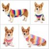 61n5y5MxyAL._AC_SL1061 Dog Shirts Cotton Striped T-Shirts, Breathable Basic Vest for Puppy and Cat, Super Soft Stretchable Doggy Tee Tank Top Sleeveless, Fashion & Cute Color for Boys and Girls (XXL, Rainbow)