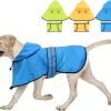 61n80Yk86sL._AC_SL1500 Dog Raincoat-Reflective Dog Rain Coat with Hoodie, Waterproof Lightweight Adjustable Dog Rain Jacket Poncho Slicker for Small Medium and Large Dogs (Medium, Blue)