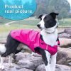 Pet Raincoat Pet Clothes Outdoor Waterproof Fabric Inner Breathable Mesh Safety Reflective Strip Puppy Clothes