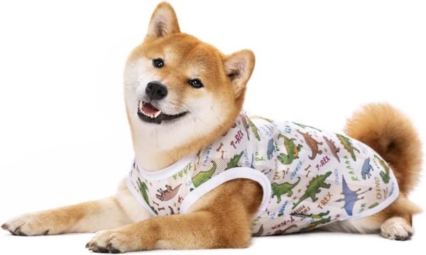 Pet Clothes,Dog Summer T-Shirt Cool Breathable Sunscreen Dog Vest Clothes Outfit Costume for Medium Large Dogs Camouflage 4XL