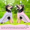 2 Pcs Dog Cooling Shirt Lightweight Breathable Cooling Vest for Summer Dog Beach Walking Hiking (Pink+Grey, l)