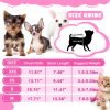 Generic 2 Pack Dog Clothes for Small Dogs Girl Summer Female Dog Shirt Teacup Yorkie Chihuahua Clothes Breathable Lightweight Soft Puppy Clothing Apparel Dog Outfit XXS,Pink,Purple, Rose,Purple