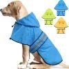 715TRyl-QyL._AC_SL1500 Dog Raincoat-Reflective Dog Rain Coat with Hoodie, Waterproof Lightweight Adjustable Dog Rain Jacket Poncho Slicker for Small Medium and Large Dogs (Medium, Blue)