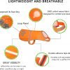 Reflective Safety Dog Vest, High Visibility Keep Dogs Visible Outdoor Activity Day and Night, Hunting and Walking, Dog Jacket for Small Medium and Large Dogs (Blaze Orange, L)