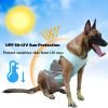 UPF 50+ Sun Protection Dog Shirt,Quick-Dry Soft Dog Clothes for Medium Dogs Boy, Breathable Lightweight Dog Tshirts with Reflective Strip Sleeveless Dog Vest Pet Apparel Cat Outfit