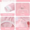 Dog Pajamas Dog Pjs with D-Ring Summer Puppy Clothes for Small Dogs Girl Boy Spring Summer Pet Onesie Jumpsuit Cute Cat Outfit Apparel for Chihuahuh Yorkie(Pink,X-Small)